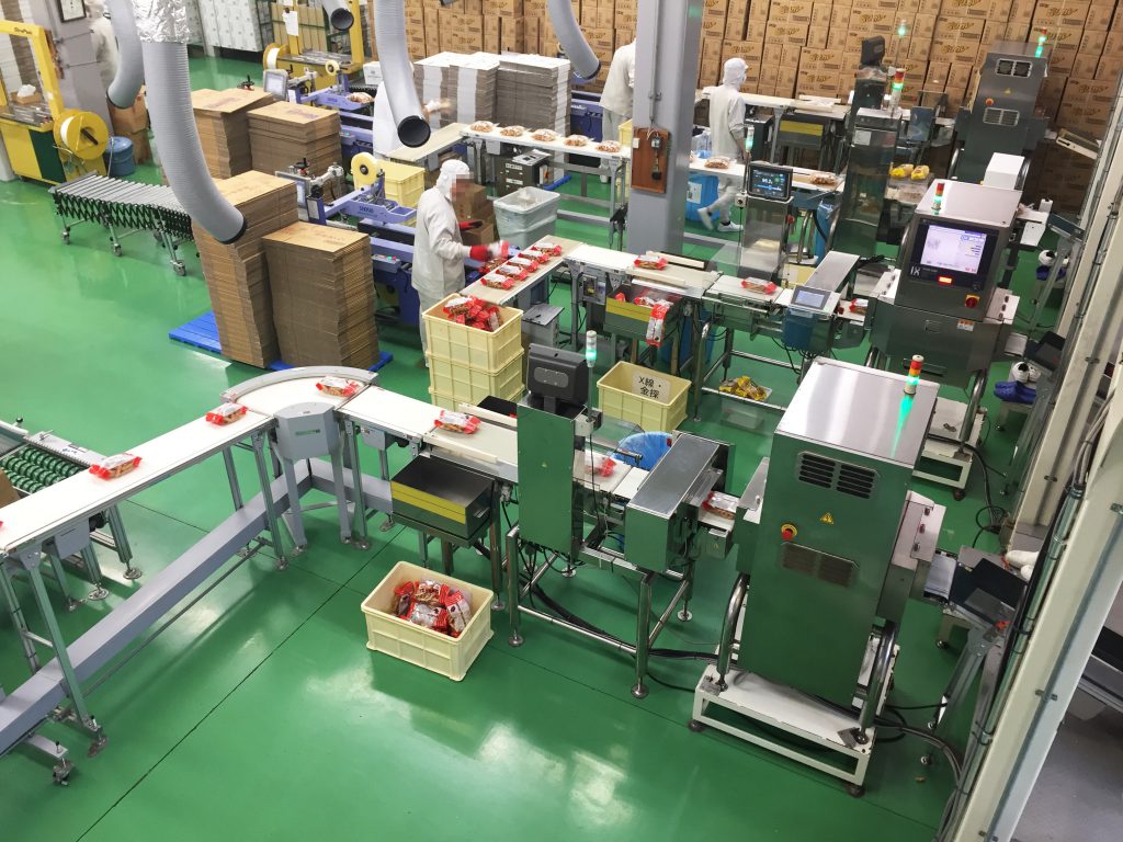 生産工場のライン