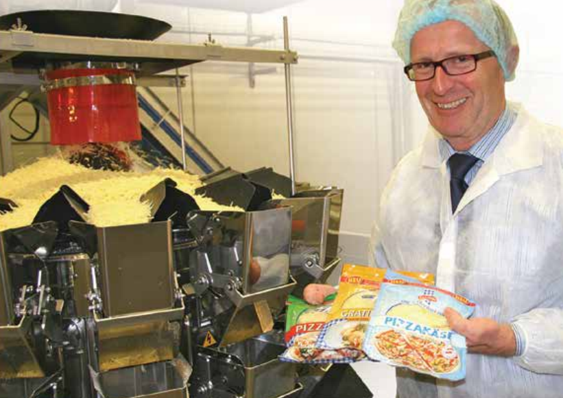 ベルクラントミルヒ社が導入した組み合わせ計量機