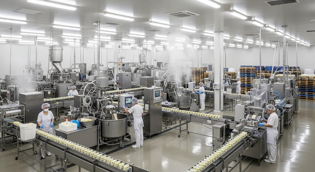 食品工場の歩留まりに関する画像