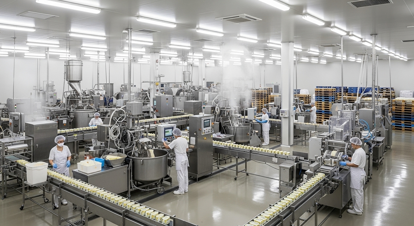 食品工場の歩留まりに関する画像